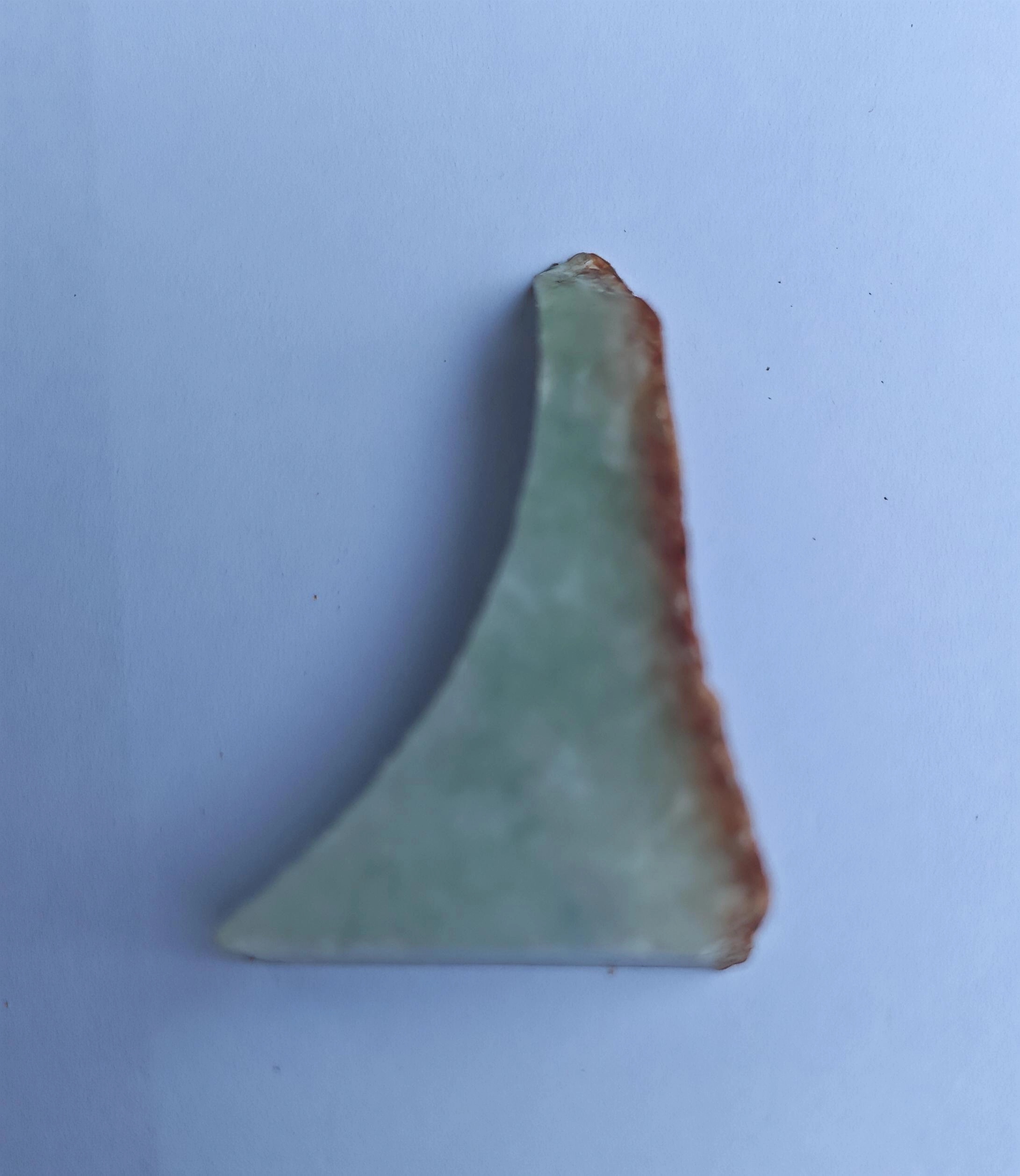 淡青绿三角片料 L0002（带橘红皮） 角度2