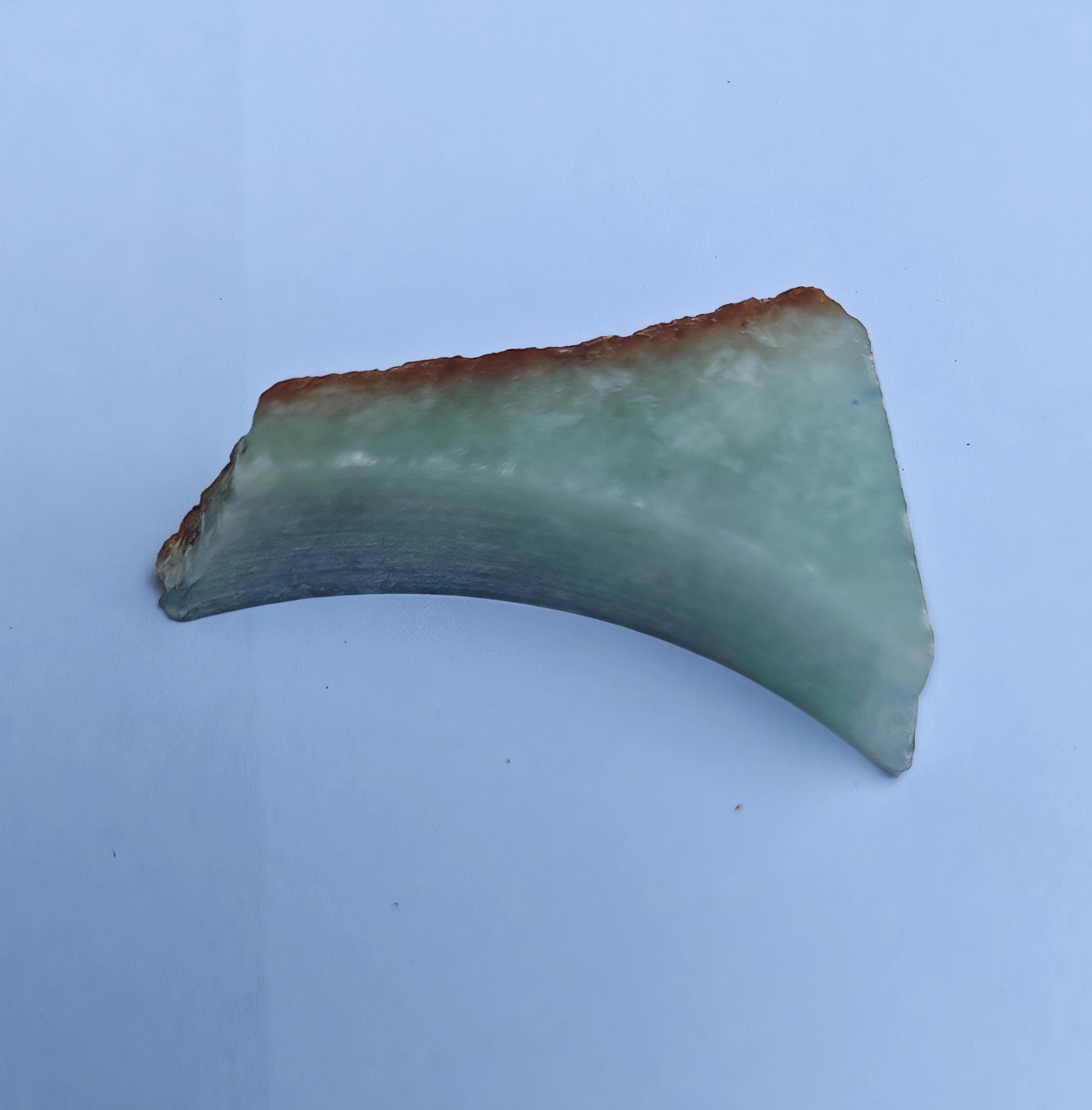 淡青绿三角片料 L0002（带橘红皮） 角度3