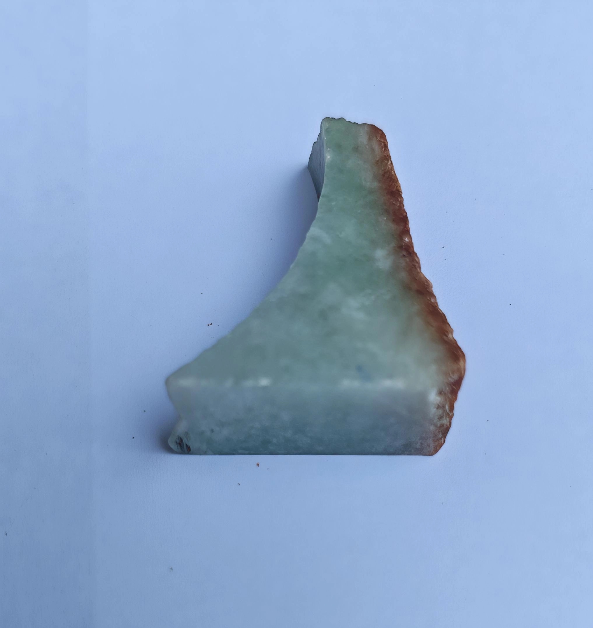 淡青绿三角片料 L0002（带橘红皮） 角度4
