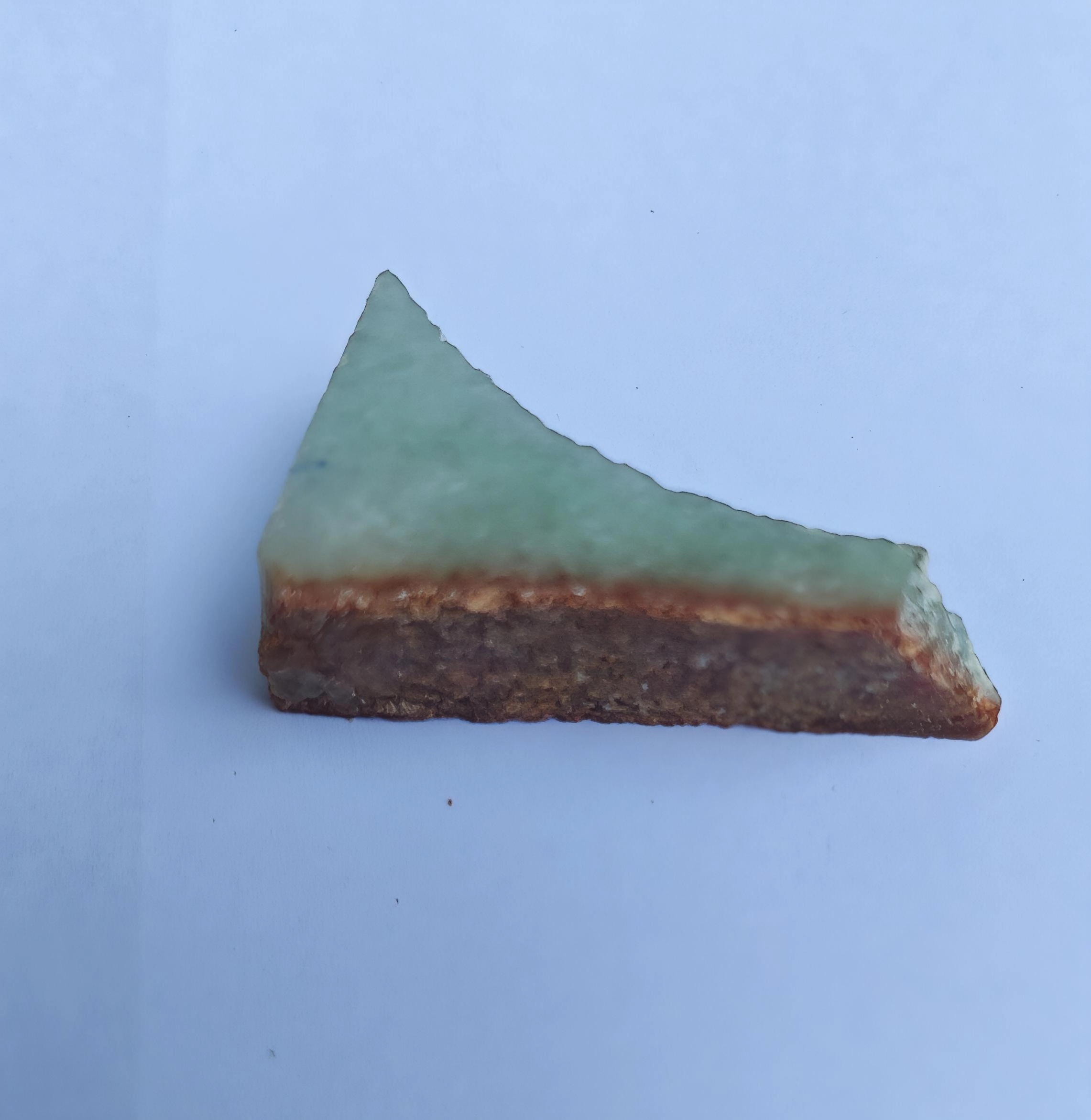 淡青绿三角片料 L0002（带橘红皮） 角度5