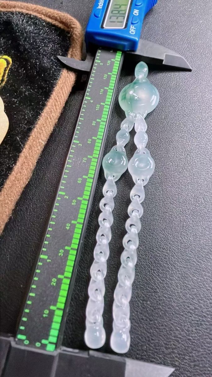 高冰环环相扣平安扣链坠（814） 角度3